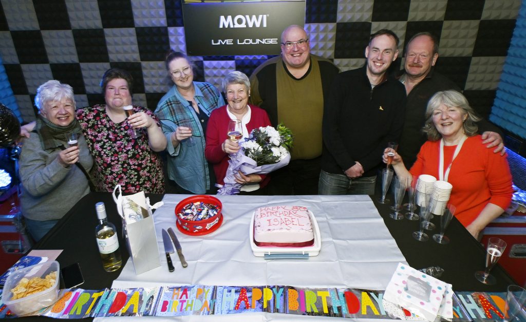 Tables turned on Nevis Radio’s Isabel for her 80th birthday