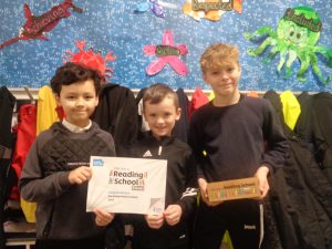 Silver award for Rockfield Primary readers