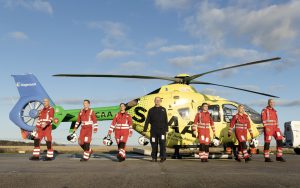 Air ambulance crew gifted four-legged lifesaver